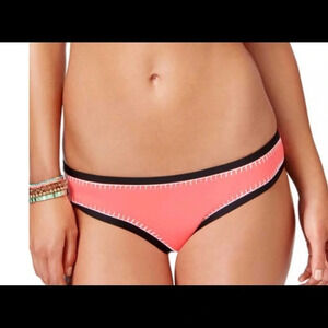 Bar lll Whip It Good Stitched Bikini Bottom Sunset Size L NWT